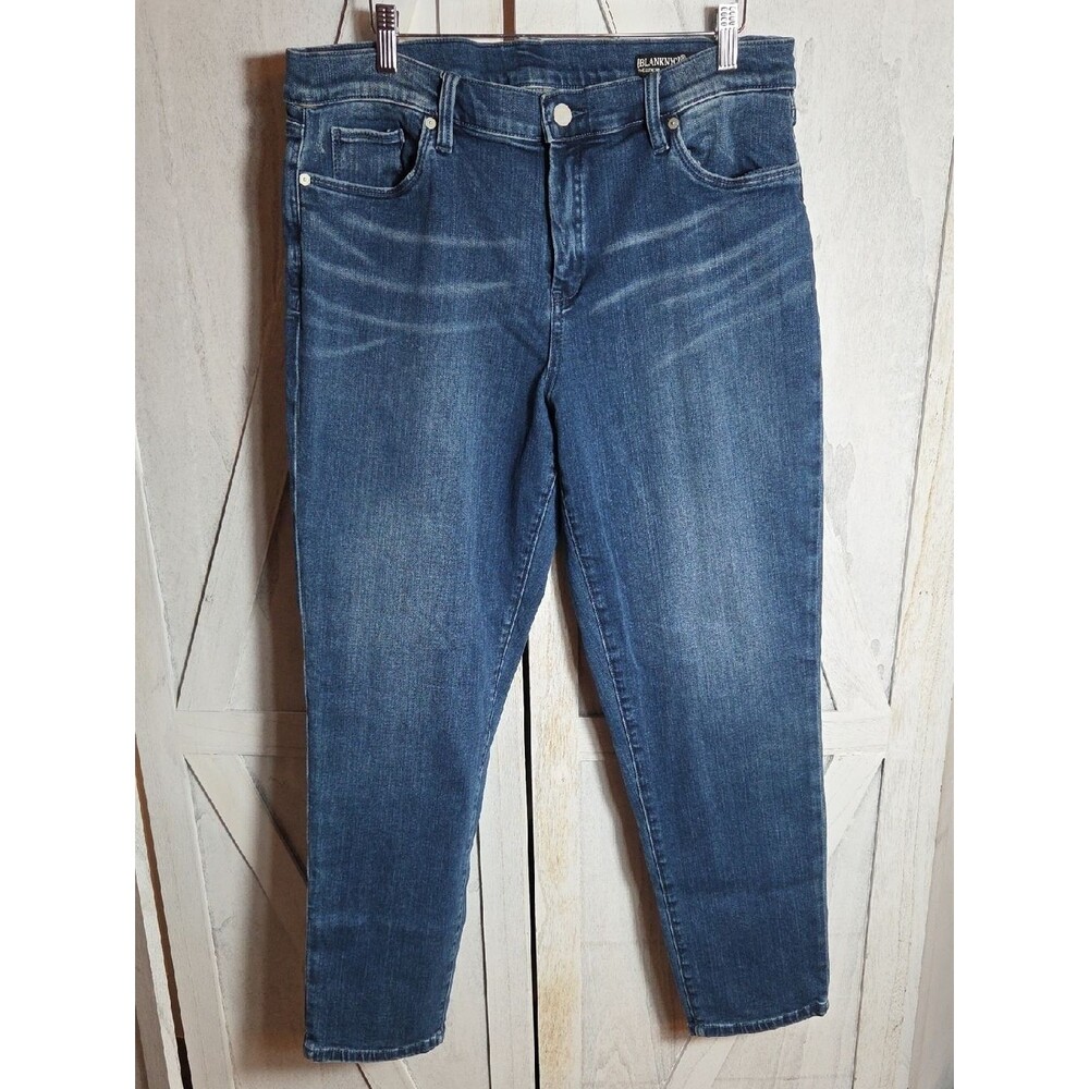 Blank NYC The Ludlow Crop Girlfriend Jeans Size 32